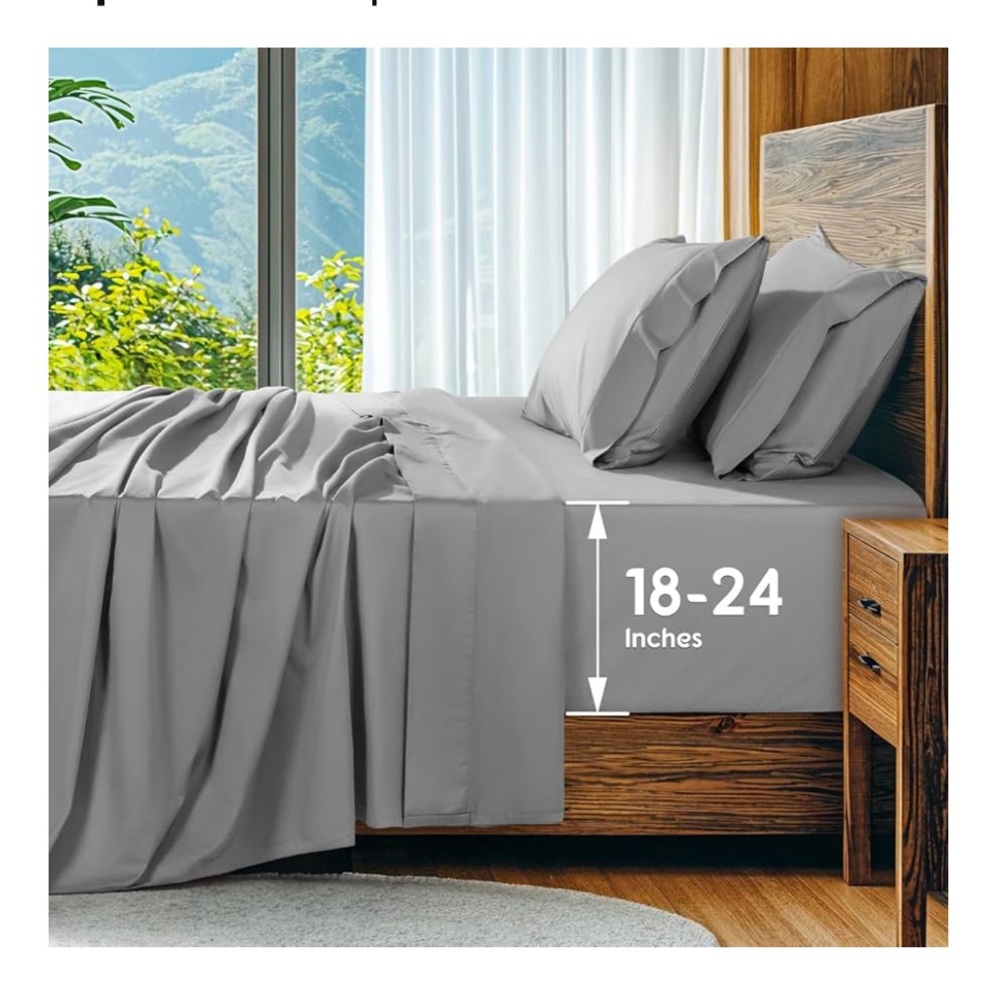 SONORO KATE 100% Egyptian Cotton Sheet Set king